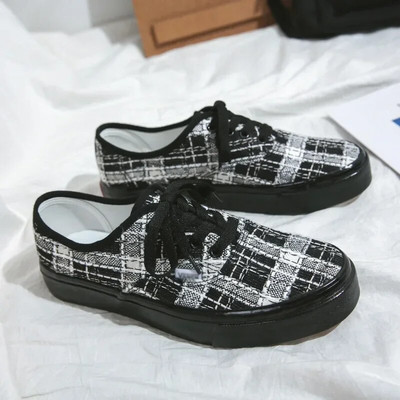 Moteriški drobiniai batai Vyriški sportbačiai Vaikščiojimas Studentas Sportinis Bėgimas Kvėpuojantis, atsparus nusidėvėjimui pora balti batai vulkanizuoti batai