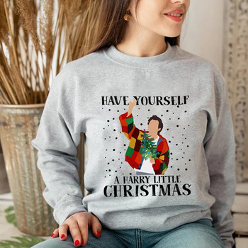 Have Yourself A Harry Little Christmas Φούτερ Χριστουγεννιάτικο μπλουζάκι Χριστουγεννιάτικο πουκάμισο Love on Tour Tees Χριστουγεννιάτικα δώρα Casual φούτερ