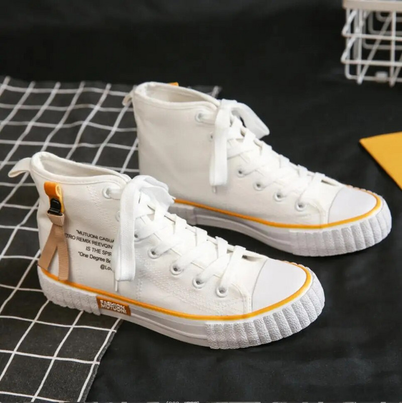 Dámske letné plátené topánky na bežné nosenie, kórejské dámske športové topánky, ploché topánky, plátené tenisky, dámske skateboardové topánky