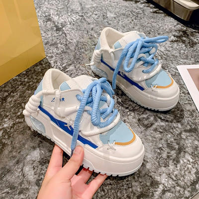 Pantofi cu talpă largă pentru femei, pantofi cu design de pâine, pentru femei, cu platformă, comozi, pantofi sport de modă pentru femei, Zapatillas De Mujer