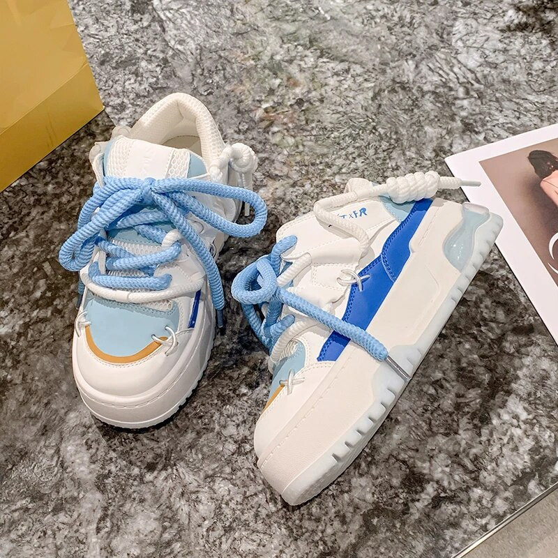 Pantofi cu talpă largă pentru femei, pantofi cu design de pâine, pentru femei, cu platformă, comozi, pantofi sport de modă pentru femei, Zapatillas De Mujer