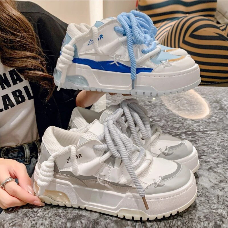 Pantofi cu talpă largă pentru femei, pantofi cu design de pâine, pentru femei, cu platformă, comozi, pantofi sport de modă pentru femei, Zapatillas De Mujer