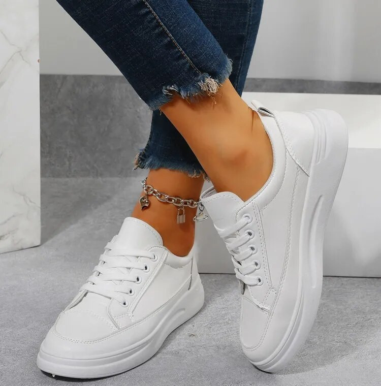 Dámske dizajnérske tenisky, letné ležérne biele plátené topánky Basket Femme, pohodlné tenisky so zipsom, červené pery, Sapato Feminino