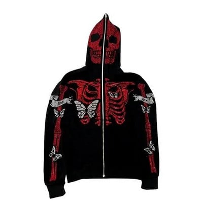 Femei Bărbați Y2K Fashion Hanorac cu litere Grafice Imprimat Zip Hoodie Haine Femei Hip-hop Hanorac cu mânecă lungă Top supradimensionat