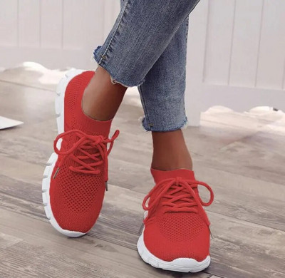 Pantofi cu platformă din plasă pentru femei, șosete, pantofi Tenis, respirabili, Socofy, pantofi sport casual, pantofi pentru femei, 1684, Zapatillas Mujer 35-43