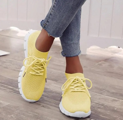 Pantofi cu platformă din plasă pentru femei, șosete, pantofi Tenis, respirabili, Socofy, pantofi sport casual, pantofi pentru femei, 1684, Zapatillas Mujer 35-43