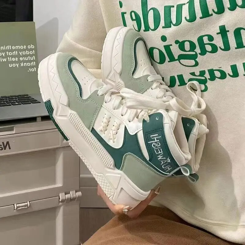 2023, primăvară, pantofi înalți, studenți, campus versatili, pantofi mici pentru tablă albă, adidași, pantofi de damă