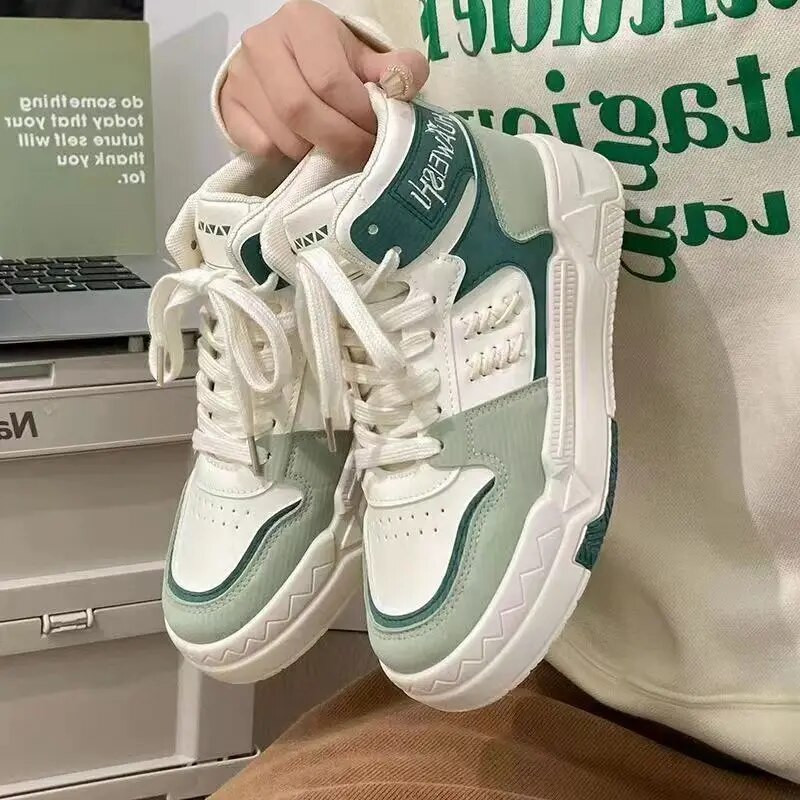 2023, primăvară, pantofi înalți, studenți, campus versatili, pantofi mici pentru tablă albă, adidași, pantofi de damă