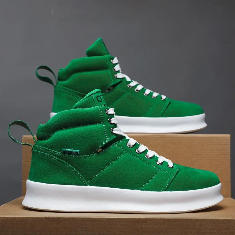 Pánske tenisky na platforme s plochým podpätkom 2022, módne priedušné, s hrubým podpätkom, bežecké, ležérne, vysoké, dámske