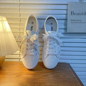 2022 Nové plátené topánky Dámske malé biele topánky Ploché študentské nízke ležérne topánky Trendové ležérne športové vulkanizované topánky Dámske