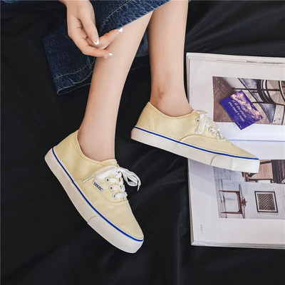 Pantofi de pânză pentru femei, marca clasică, pantofi de skatebarding, pantofi de modă pentru femei, pantofi ocazionali, pantofi de damă, decoltați, pantofi pentru femei.