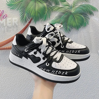 Značkové dámske tenisky, módne šnurovacie dámske vulkanizované topánky v tvare srdca, párové športové, bežecké, jarné, jesenné, veľkosť 44