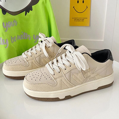 Značkové dámske tenisky, módne šnurovacie dámske vulkanizované topánky v tvare srdca, párové športové, bežecké, jarné, jesenné, veľkosť 44