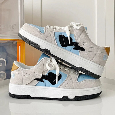 Značkové dámske tenisky, módne šnurovacie dámske vulkanizované topánky v tvare srdca, párové športové, bežecké, jarné, jesenné, veľkosť 44