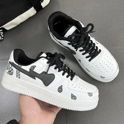 Značkové dámske tenisky, módne šnurovacie dámske vulkanizované topánky v tvare srdca, párové športové, bežecké, jarné, jesenné, veľkosť 44