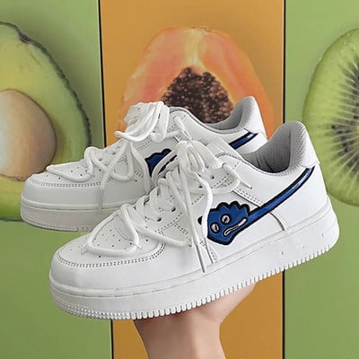 Značkové dámske tenisky, módne šnurovacie dámske vulkanizované topánky v tvare srdca, párové športové, bežecké, jarné, jesenné, veľkosť 44