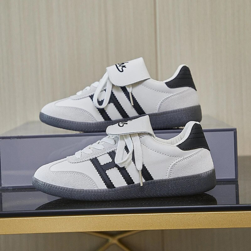 Pantofi de antrenament moral argintii noi, pantofi sport ocazional, cu vârf rotund, curea subțire, piele de nișă, pantofi pentru femei, încălțăminte pentru femei