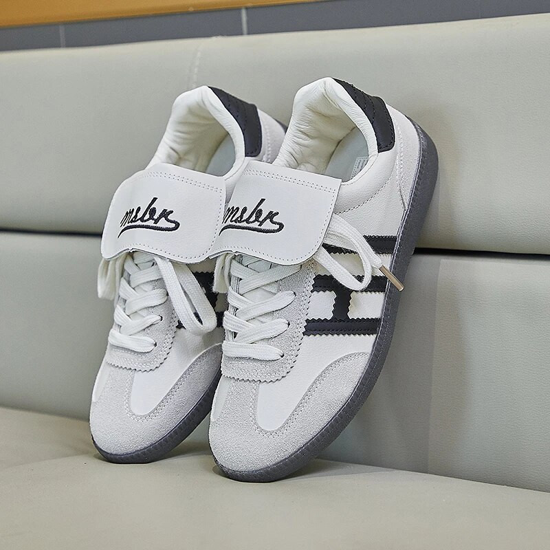 Pantofi de antrenament moral argintii noi, pantofi sport ocazional, cu vârf rotund, curea subțire, piele de nișă, pantofi pentru femei, încălțăminte pentru femei