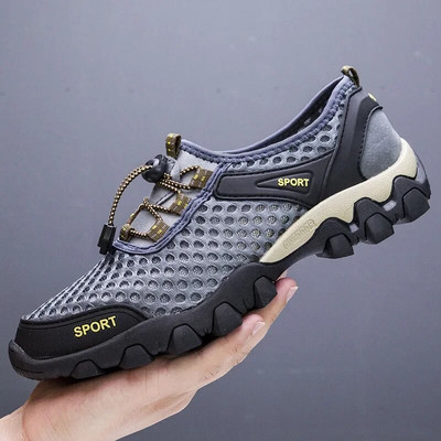 2023, pantofi casual pentru bărbați, pantofi cu plasă respirabilă, pantofi pentru drumeții în aer liber, anti-alunecare, pentru bărbați, alpinism, trekking, pantofi pentru bărbați