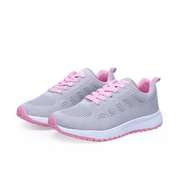 Дамски ежедневни равни обувки Air Mesh Дишащи маратонки Дамски обувки Дамски маратонки Дамска кошница Tenis Feminino