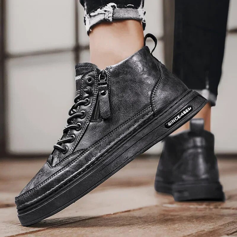 Pantofi casual din piele de vacă pentru bărbați, pantofi de înaltă calitate 2023, pantofi de designer, pantofi confortabili, anti-alunecare, pentru bărbați, pantofi de sport