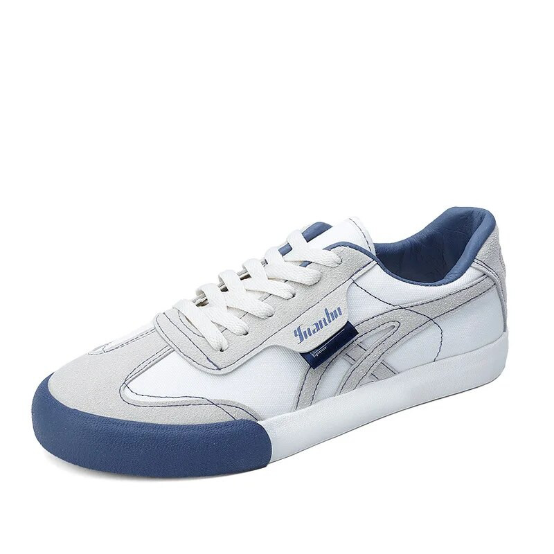 Nove muške platnene cipele za jesen 2023. Muška korejska verzija Trendy i svestrane ravne cipele Cipele za par s mekim potplatom Muške cipele za dasku