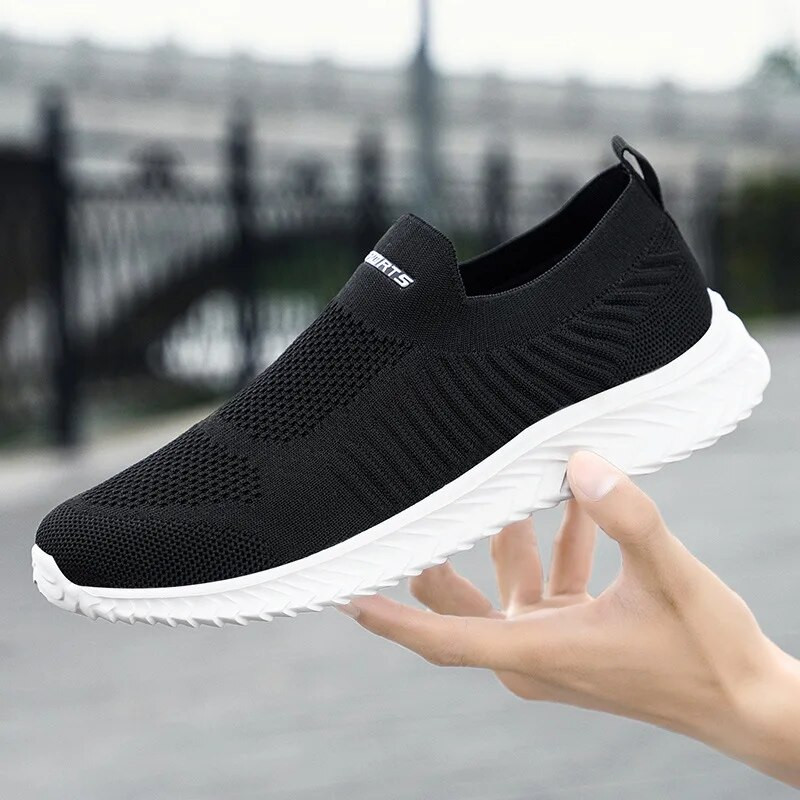 Batai Vyriški vulkanizuoto tinklelio vyriški batai Lengvi, patogūs vyriški sportbačiai 2023 m. rudens mados slydimo aukštakulniai batai Vyriški batai