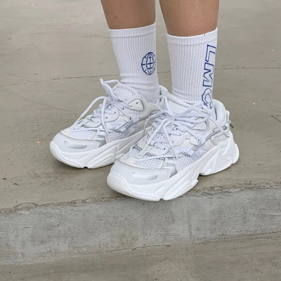 Moteriški stambūs sportbačiai, stora apačia Platforma Vulcanize Batai Madingi kvėpuojantys laisvalaikio bėgimo bateliai moterims, Moterims 42 44