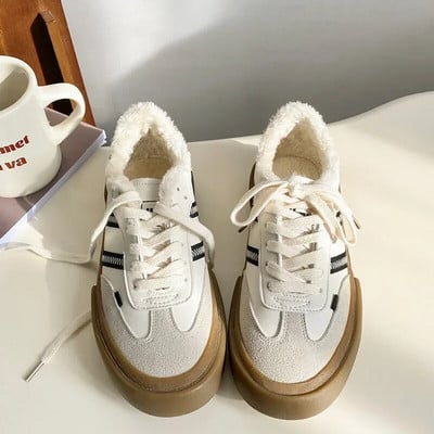 2024 Nové jesenné a zimné módne topánky pre ženy Klasické tenisky Dámske retro nízke šnurovacie ležérne dámske tenisky Dámske topánky