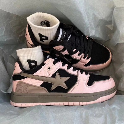 Original Bapestore Pantofi pentru femei Bărbați Pantofi clasici de modă Stele Confortabil Respirabil Pantofi skateboard În aer liber Pantofi sport