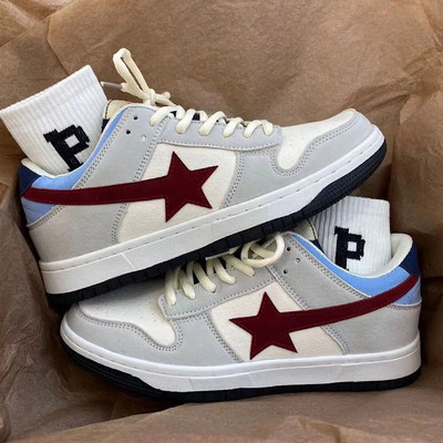 Original Bapestore Pantofi pentru femei Bărbați Pantofi clasici de modă Stele Confortabil Respirabil Pantofi skateboard În aer liber Pantofi sport