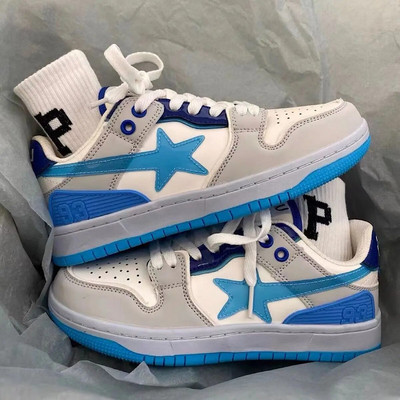 Original Bapestore Pantofi pentru femei Bărbați Pantofi clasici de modă Stele Confortabil Respirabil Pantofi skateboard În aer liber Pantofi sport