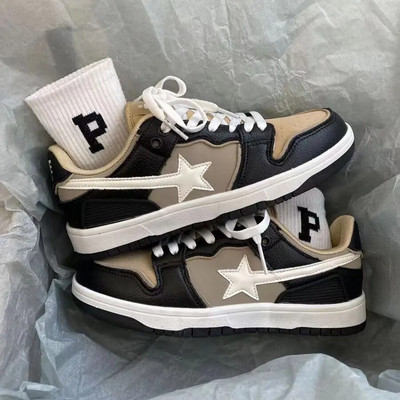 Original Bapestore Pantofi pentru femei Bărbați Pantofi clasici de modă Stele Confortabil Respirabil Pantofi skateboard În aer liber Pantofi sport