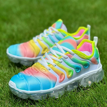 Ежедневни обувки за жени Дишащи леки маратонки за двойка Гумени подметки Удобни тренировъчни многоцветни спортни обувки