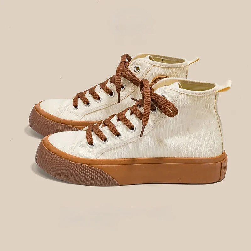 Dámske topánky Čierne šnurovacie Dámske topánky z plátna s vysokým topom Doprava zdarma Akcia Ponuka Nízka cena Luxusná kvalita Lacné Ľahké