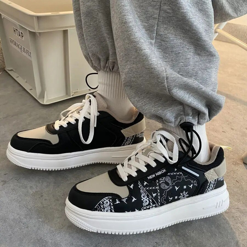 SHANPA 2023, iarna, noua versiune coreeană, cu talpă groasă, pantofi albi iubitori de studenți, pantofi casual, Tenis Mujer