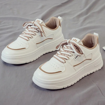 Σχεδιαστής πλατφόρμας για τρέξιμο αθλητικά παπούτσια Γυναικεία παπούτσια τένις Woman Walking Chunky αθλητικά παπούτσια λευκά Casual Slip on Vulcanized Shoes 2023