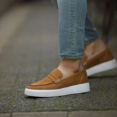 Pantofi Vulcanizați noi pentru bărbați, maro solid, pantofi de designer cu slip-on, pentru bărbați, mărimea 38-46, pantofi pentru bărbați