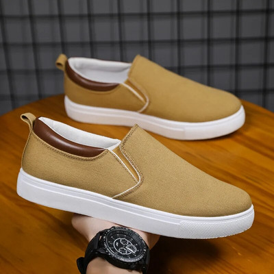 Pantofi de pânză pentru bărbați, marca, respirabil, pentru bărbați, mărime mare, confortabil, plimbare, pantofi sport, alb, negru, gri, albastru, roșu