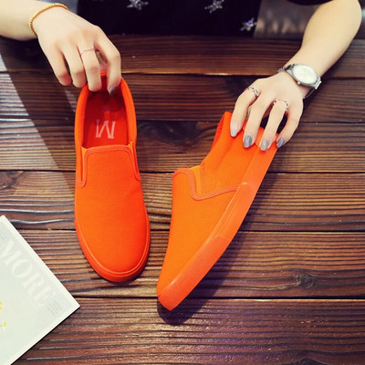 Pánske biele tenisky, ležérne topánky, nazúvacie plátené topánky, pánske mokasíny, pohodlné vulkanizované topánky, pánske tenisky, pánske topánky.