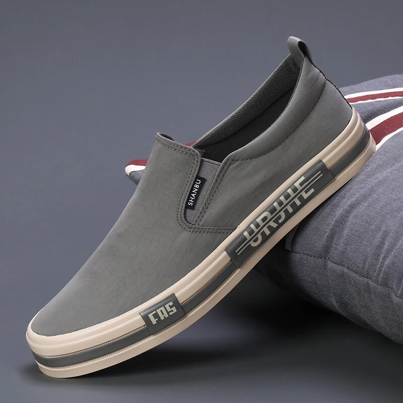 Pantofi pentru bărbați pantofi din pânză cu ajutor redus 2023, primăvară vară, pantofi sport de agrement, pantofi plat, pantofi vulcanizati respirabili pentru bărbați
