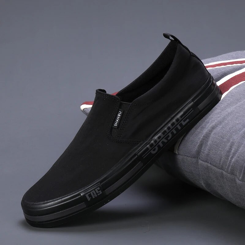 Pantofi pentru bărbați pantofi din pânză cu ajutor redus 2023, primăvară vară, pantofi sport de agrement, pantofi plat, pantofi vulcanizati respirabili pentru bărbați