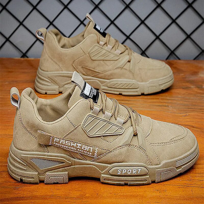 Nové dizajnérske kožené tenisky Action, pánske outdoorové topánky na voľný čas, pánska módna obuv pre voľný čas