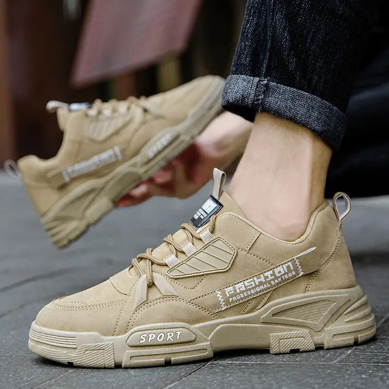 Nové dizajnérske kožené tenisky Action, pánske outdoorové topánky na voľný čas, pánska módna obuv pre voľný čas