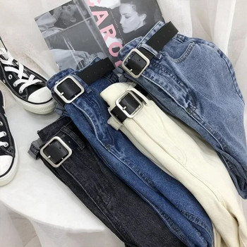 Γυναικεία μαμά τζιν με ζώνη Γυναικεία casual streetwear προπόνηση Harem Boyfriend ψηλόμεση γυναικεία τζιν παντελόνια παντελόνια ταιριάζουν