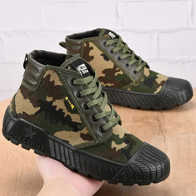 Pantofi sport tactici în aer liber, plat, ocazional, antrenament de protecție, pantofi de muncă, panza, pantofi, pantofi de antrenament pentru bărbați