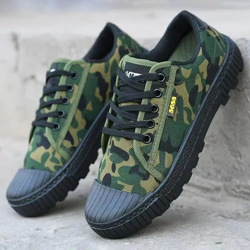 Υπαίθρια παπούτσια τακτικής χαμηλής κορυφής Flat casual αθλητικά παπούτσια Προστατευτική εργασία προπόνησης Καμβάς πάνινα παπούτσια Loafers Προπονητικά παπούτσια για άνδρες