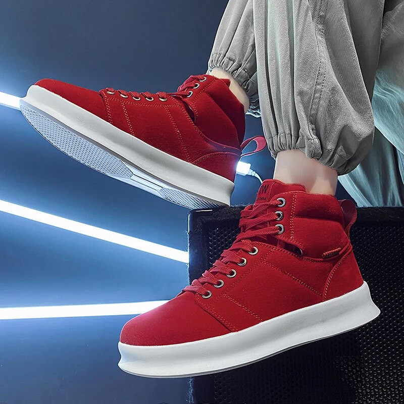 Nové módne pánske plátené topánky v štýle Harajuku, zelené tenisky, pánske klasické skateboardové topánky, pánske ležérne tenisky na platforme