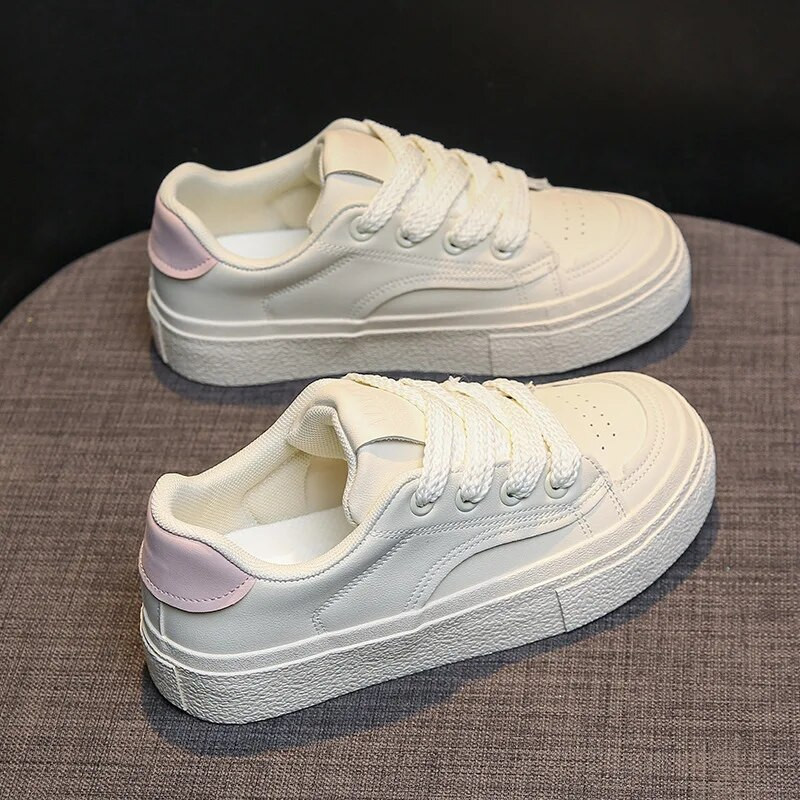 Kórejské študentské tenisky 2024 Nové dámske módne všestranné ľahké priedušné plátené topánky Outdoorové športové topánky na voľný čas