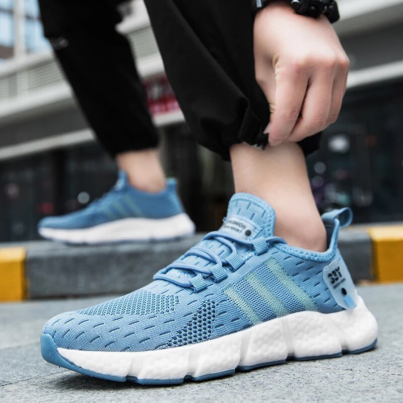 Pantofi de sport pentru bărbați, ușori, respirabili, cu plasă vulcanizată, pantofi sport confortabili pentru jogging, pantofi casual pentru bărbați, 2023